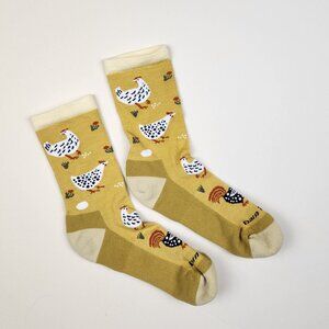 Darn Tough Wool Blend Mother Clucker Chicken Crew Lightweight Socks sz M